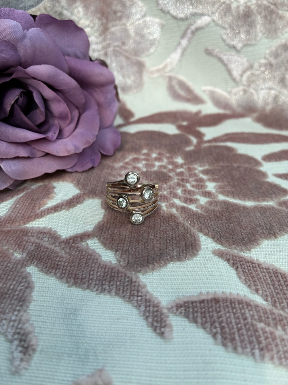 Premier Designs Silver-Tone Ridgeway Ring